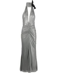 Alessandra Rich - Abito Da Sera Con Scollo All'Americana - Lyst