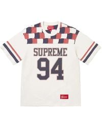 Supreme - T-Shirt Patchwork Yoke - Lyst