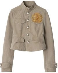 Burberry - B Crest Cotton Jacket - Lyst