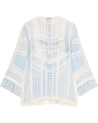 Ermanno Scervino - Blouse En Soie À Imprimé Graphique - Lyst