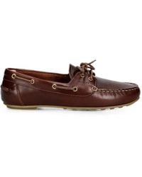 GANT - Lace-Up Leather Boat Shoes - Lyst