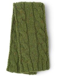 Prada - Cable-knit Wool Scarf - Lyst