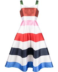 Kate Spade - Horizontal-stripe Pattern Dress - Lyst