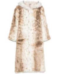 DUCIE - Dina Faux-Fur Coat - Lyst