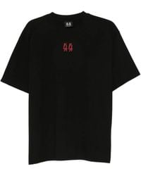 44 Label Group - Embroidered-Logo T-Shirt - Lyst