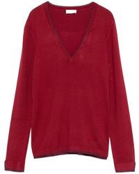 Liu Jo - V-Neck Sweater - Lyst