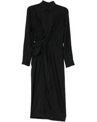 JNBY - Twist-Detail Long-Sleeve Dress - Lyst
