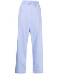 Tekla - Drawstring Poplin Pajama Bottoms - Lyst