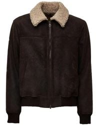 Stewart - Sean Shearling-Collar Jacket - Lyst