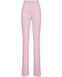 Ferragamo - High-waisted Tailored Trousers - Lyst