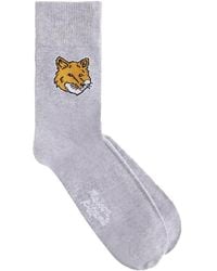 Maison Kitsuné - Fox Head Socks - Lyst