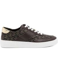 Michael Kors - Monogram-Print Sneakers - Lyst