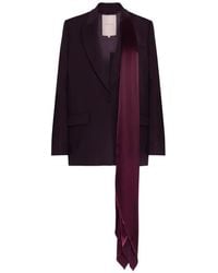 ROKSANDA - Blazer Isabel À Détail De Foulard - Lyst
