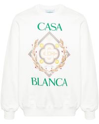 Casablancabrand - Logo-print Cotton Sweatshirt - Lyst