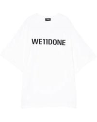 we11done - Logo T-Shirt - Lyst