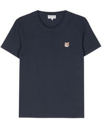 Maison Kitsuné - T-Shirt With Application - Lyst