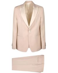 Lardini - Satin-Lapel Single-Breasted Suit - Lyst