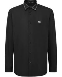 Philipp Plein - Sugar Daddy Stud-Embellished Cotton Shirt - Lyst