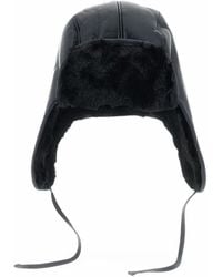Arte' - Chapeau En Cuir À Patch Logo - Lyst