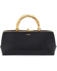 Jil Sander - Goji Small Leather Clutch Bag - Lyst