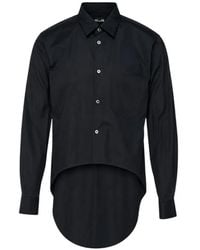 Comme des Garçons - High-Low Hem Cotton Shirt - Lyst