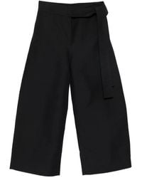 Sofie D'Hoore - Belted Wide-Leg Trousers - Lyst