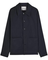NN07 - Seersucker-Texture Button-Up Jacket - Lyst