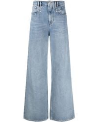 Isabel Marant - Lemony High-Rise-Jeans mit weitem Bein - Lyst