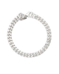 Hatton Labs - Sterling Silver Cuban-link Chain Bracelet - Lyst
