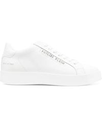 Philipp Plein - Low-Top Leather Sneakers - Lyst