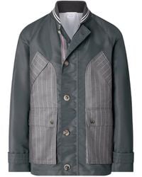 Thom Browne - Veste À Fines Rayures - Lyst