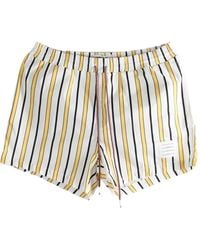 Thom Browne - Repp Stripe Swim Short - Lyst