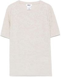 DKNY - Logo-Jacquard T-Shirt - Lyst