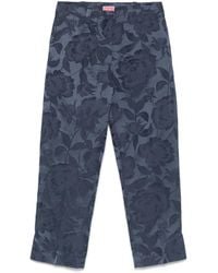 KENZO - Peonies Trousers - Lyst