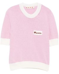 Marni - Embroidered Crew-Neck Jumper - Lyst