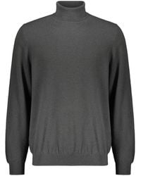 Fedeli - High-Neck Long-Sleeve Sweater - Lyst