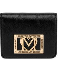 Love Moschino - Portefeuille À Plaque Logo - Lyst