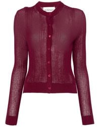 Bompard - Geribbeld Doorzichtig Vest - Lyst