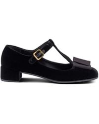 Prada - 35Mm Velvet Pumps - Lyst