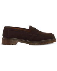 Dr. Martens - Delapre Suede Penny Loafers - Lyst