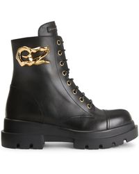 Giuseppe Zanotti - Tankie Boot Lace-Up Boots - Lyst