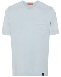 Drumohr - T-shirt en coton à poche poitrine - Lyst