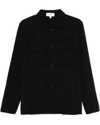 Lardini - Chaqueta con bolsillos de parche y botones en la parte delantera - Lyst
