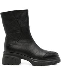 Linda Baumann - Chunky-Sole Panelled Ankle Boots - Lyst