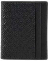 Ferragamo - Embossed-Monogram Card Holder - Lyst