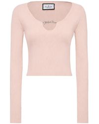 Philipp Plein - Top A Coste Con Placca Logo - Lyst