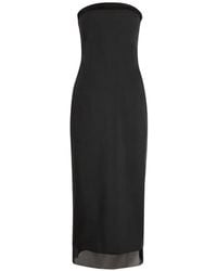 Voranida - Tylyn Strapless Panel Midi Dress - Lyst