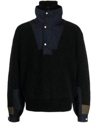 CROQUIS - Contrast-Panel Knit Jumper - Lyst