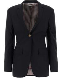Thom Browne - 4-Bar Blazer Met Enkele Rij Knopen - Lyst