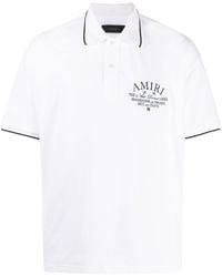 Amiri - Poloshirt Met Geborduurd Logo - Lyst